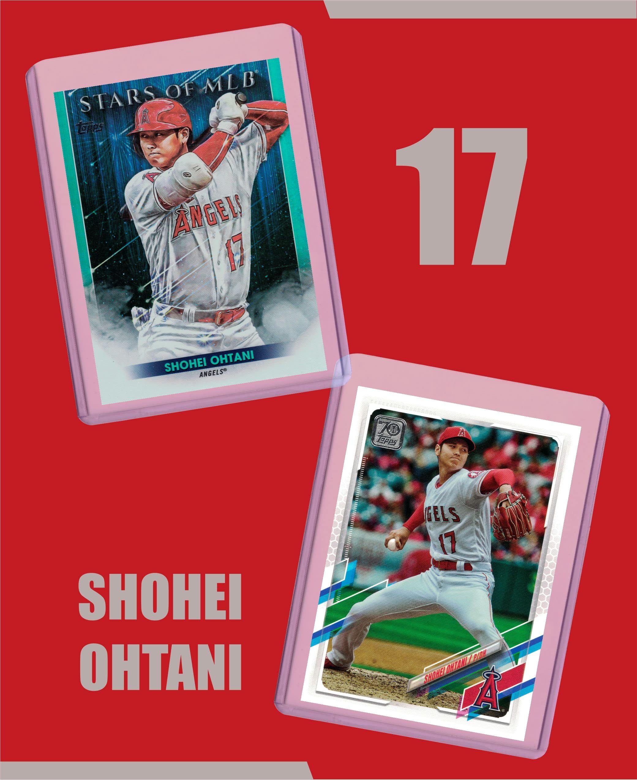 Amazon.com: Shohei Ohtani (5) Assorted Baseball Cards Gift Pack